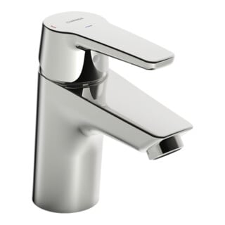 Hansa Waschtisch-Einhebelmischer HANSAPOLO Eco 4,2 l/m, o ALG, Ausl. 103mm, chr