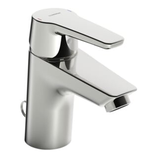 Hansa Waschtisch-Einhebelmischer HANSAPOLO o Ablg, m versenkb Ket., A. 103mm, chr