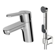 Hansa Waschtisch-Einhebelmischer HANSAPRIMO m Brause, o ALG, Ausl. 107mm, chr-1