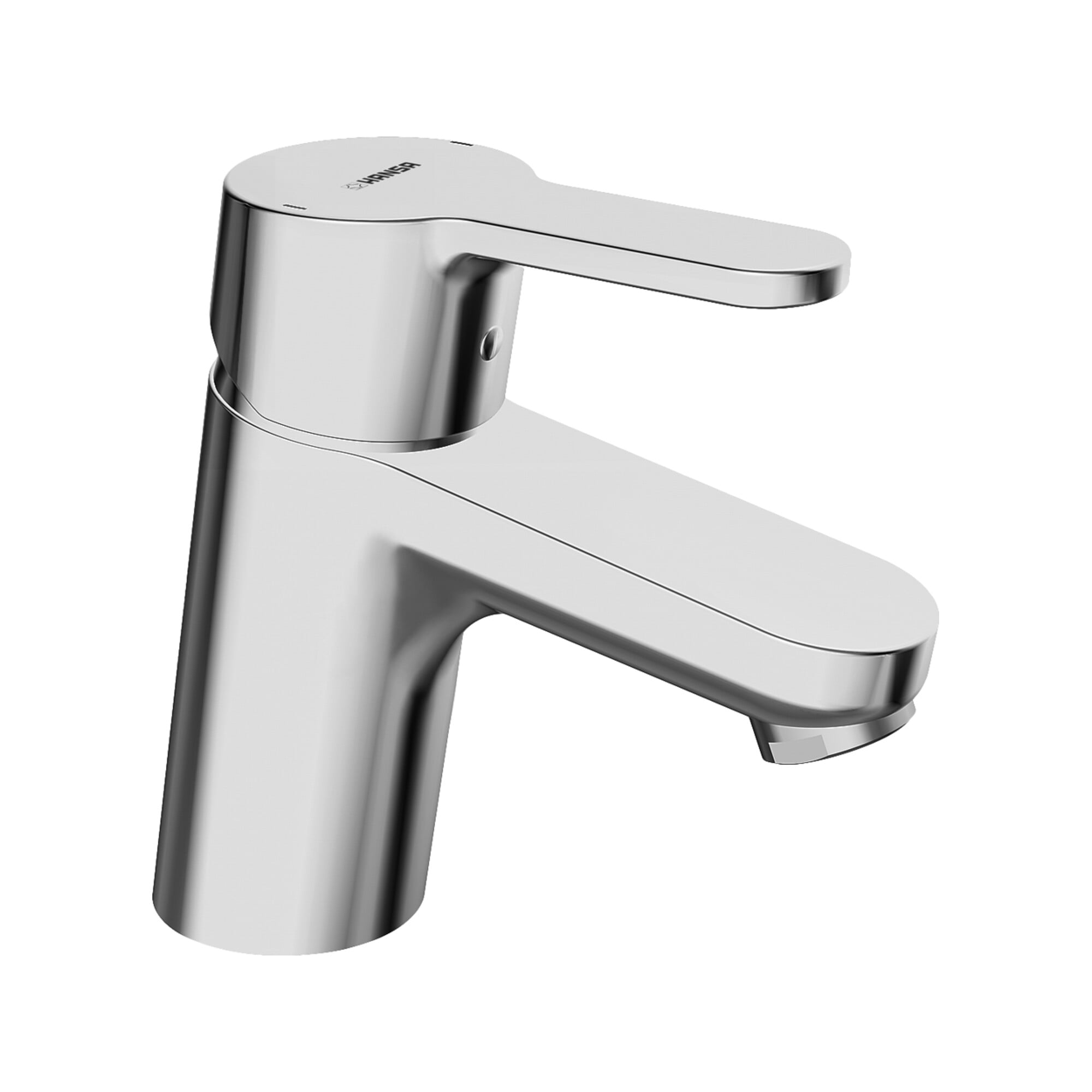 Hansa Waschtisch-Einhebelmischer HANSAPRIMO o Ablaufgarnitur, Ausladung 107mm, chrom