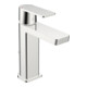 Hansa Waschtisch-Einhebelmischer HANSASTELA Eco m Push-Open-Ablaufg., Ausl. 106mm, chrom-1