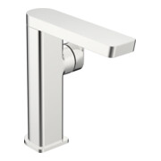 Hansa Waschtisch-Einhebelmischer HANSASTELA He stl, o Abl-Garnitur, Ausl. 134mm, chr