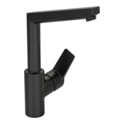 Hansa Waschtisch-Einhebelmischer HANSATWIST He. s, o ALG, Ausl. 130mm, matt-sw