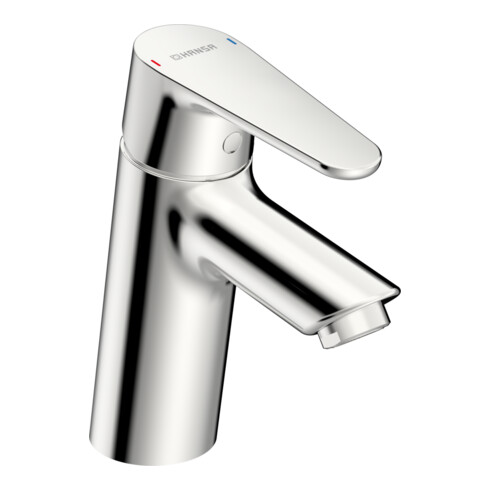 Hansa Waschtisch-Einhebelmischer HANSAVANTIS ECO o. Abl-Garnitur, Ausladung 109mm, chrom