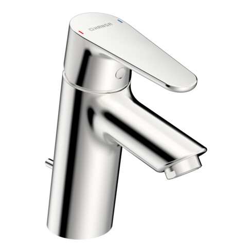 Hansa Waschtisch-Einhebelmischer HANSAVANTIS m Abl.garn, Ausl. 109mm, Hebel, chrom