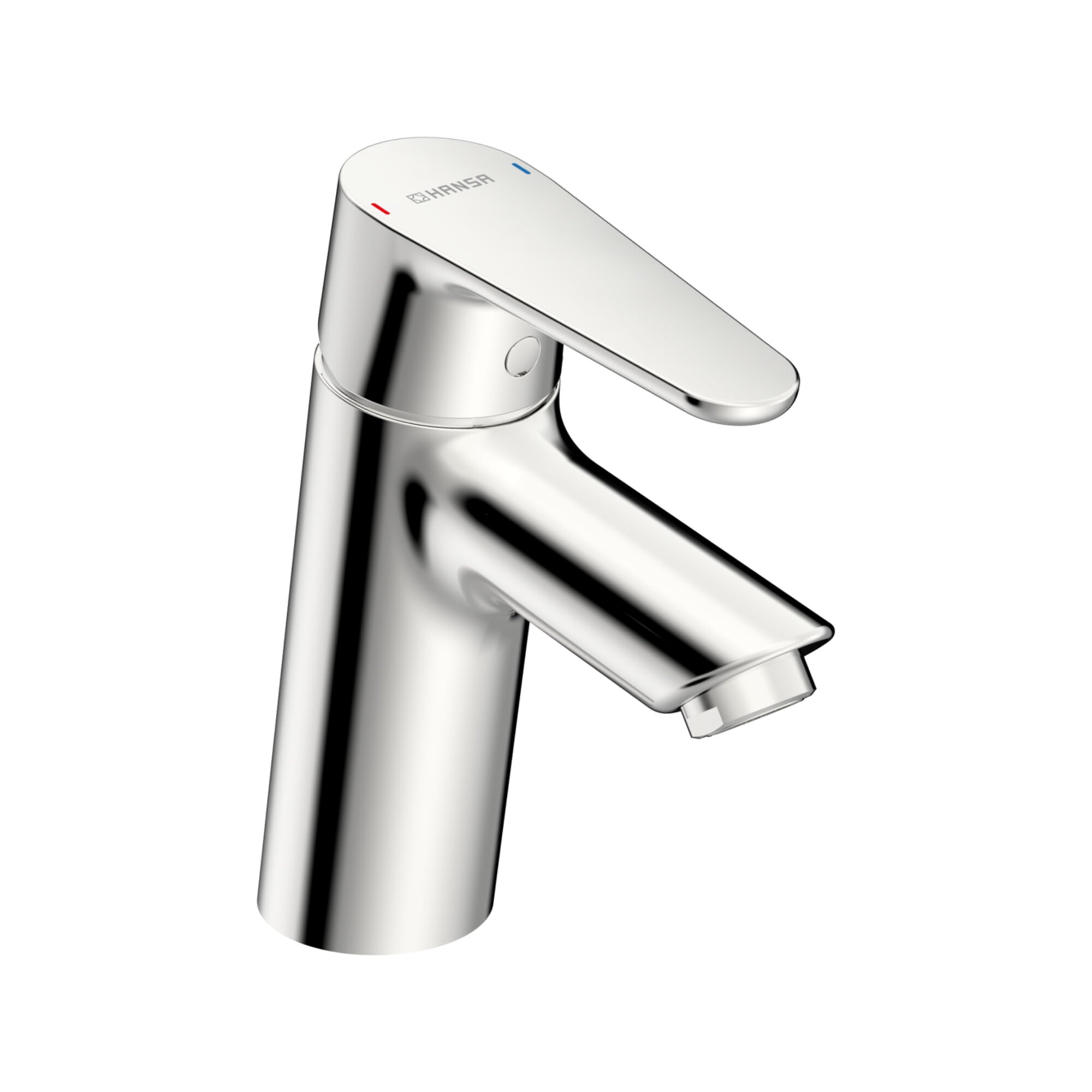 Hansa Waschtisch-Einhebelmischer HANSAVANTIS o. Abl.garn, Ausl. 109mm, Hebel, chrom
