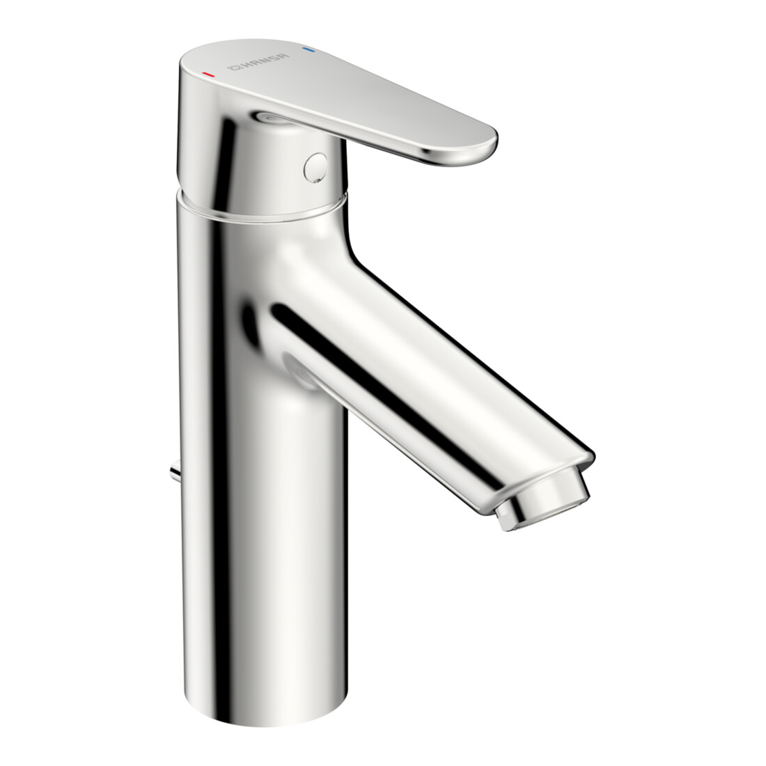 Hansa Waschtisch-Einhebelmischer HANSAVANTIS XL m Abl.garn, Ausl. 114mm, Hebel, chrom