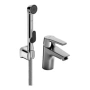 Hansa WT-EH-Einl-Batterie HANSAPOLO DN 15, avec fonction douche chromée-1
