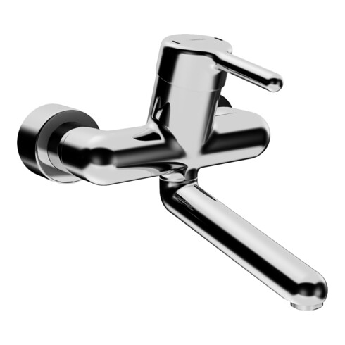 Hansa WT-Wand-EHM HANSAMEDIPRO Ausl. 246mm, S-Anschl. verd/absp., chrom