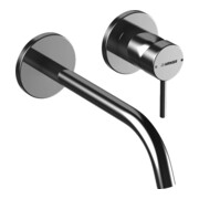 Hansa Fertigmontageset HANSAPUBLIC UP-Wand-Waschtisch-Einhebelmischer, Ausl. 225mm, d 19mm, chr