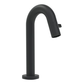 Hansa WT-Standventil HANSANOVA Style o. Abl.garn, Ausl. 94mm, matt-schwarz