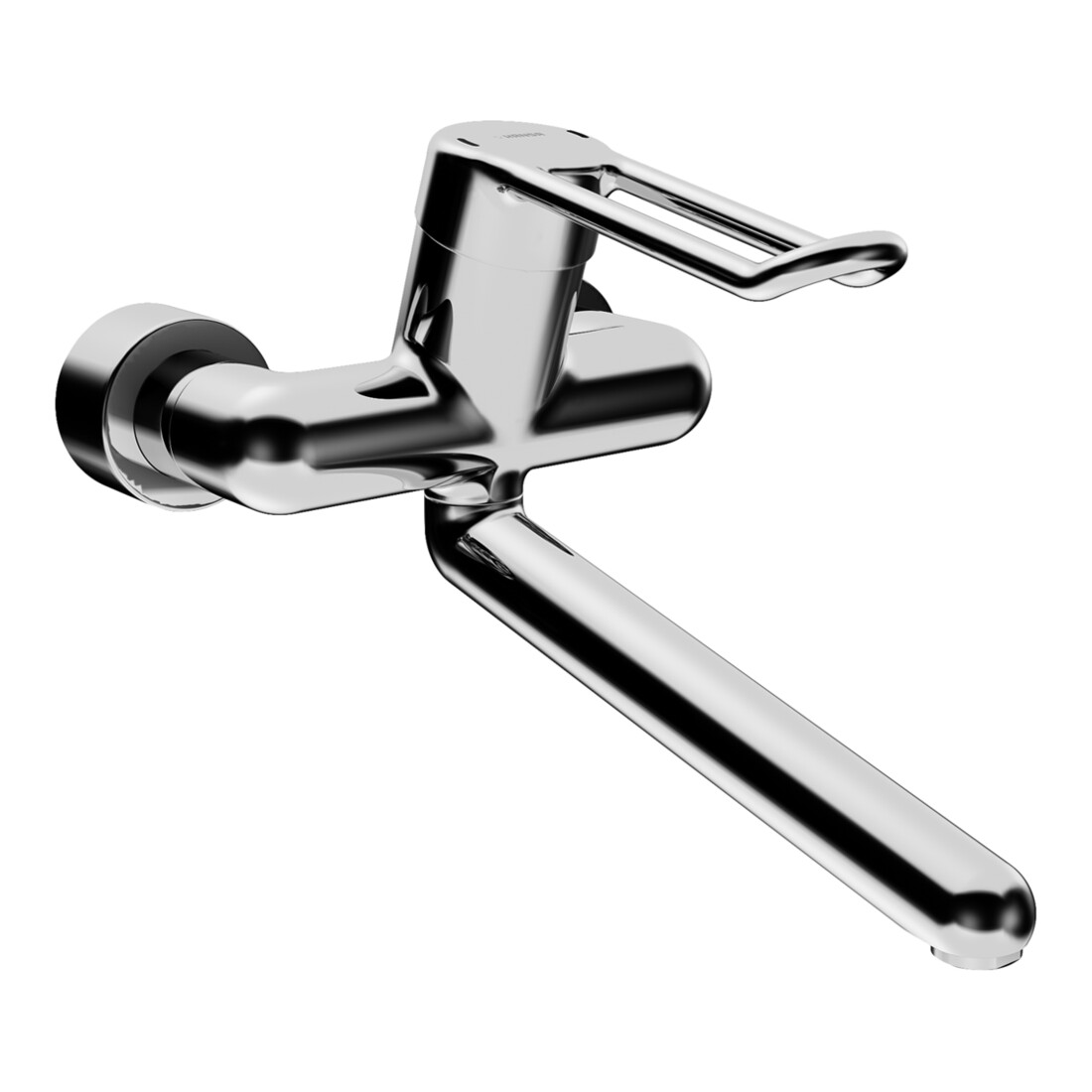 Hansa WT-Wand-EHM HANSAMEDIPRO A 311mm, S-Ans., m int Vorabsperr., chr