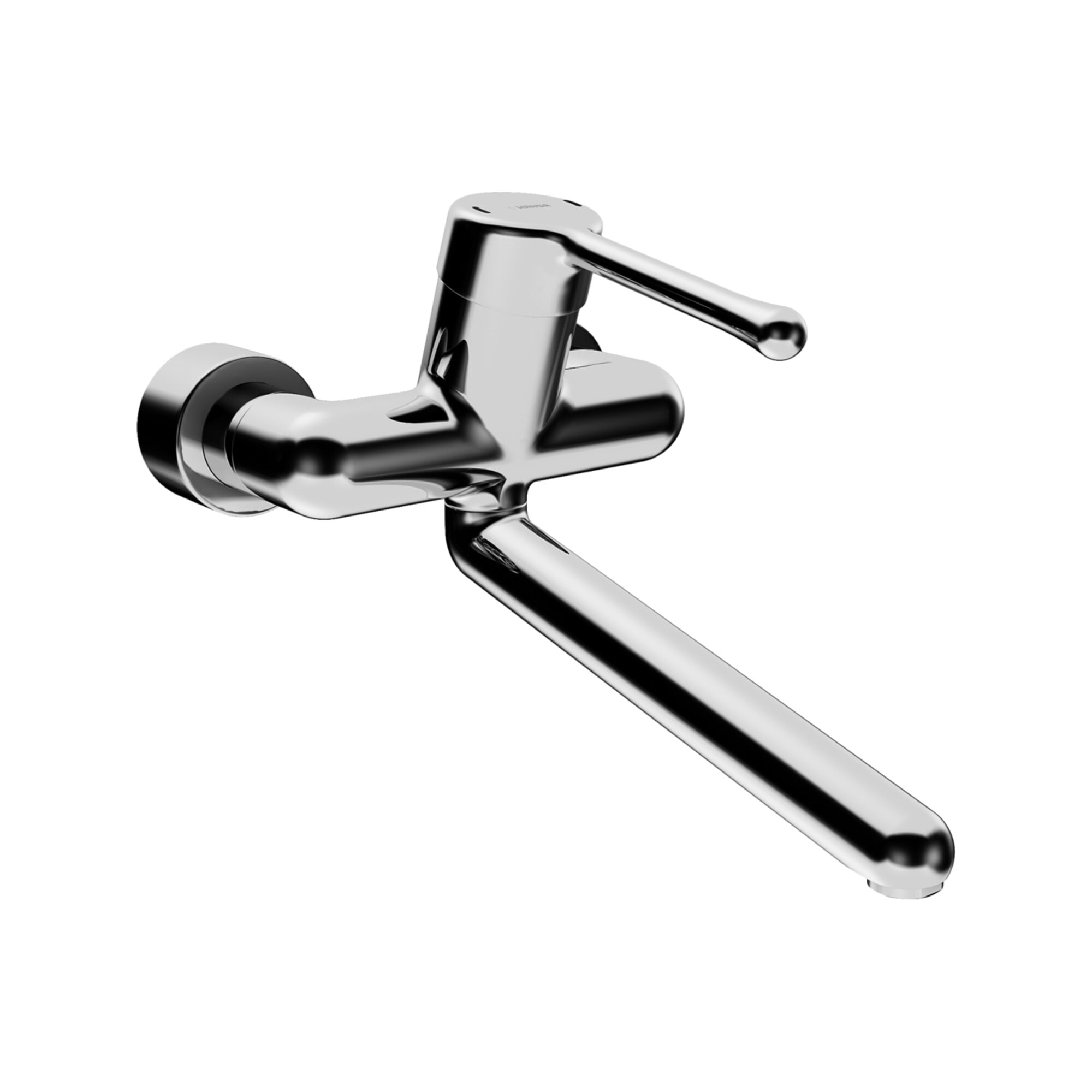 Hansa WT-Wand-EHM HANSAMEDIPRO A 311mm, S-Ans., m int Vorabsperr., chr