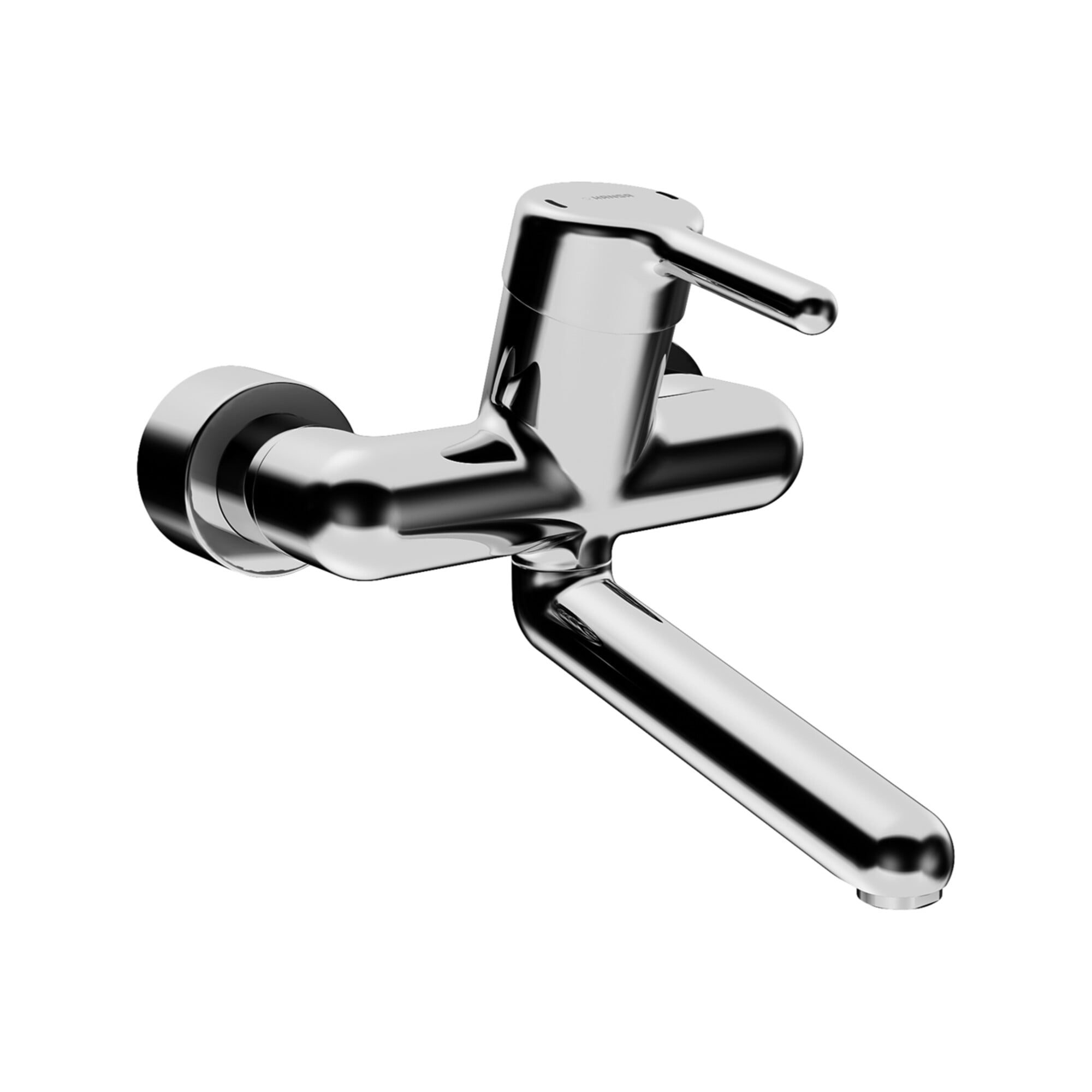 Hansa WT-Wand-EHM HANSAMEDIPRO Ausl. 246mm, S-Anschl. verd/absp., chrom