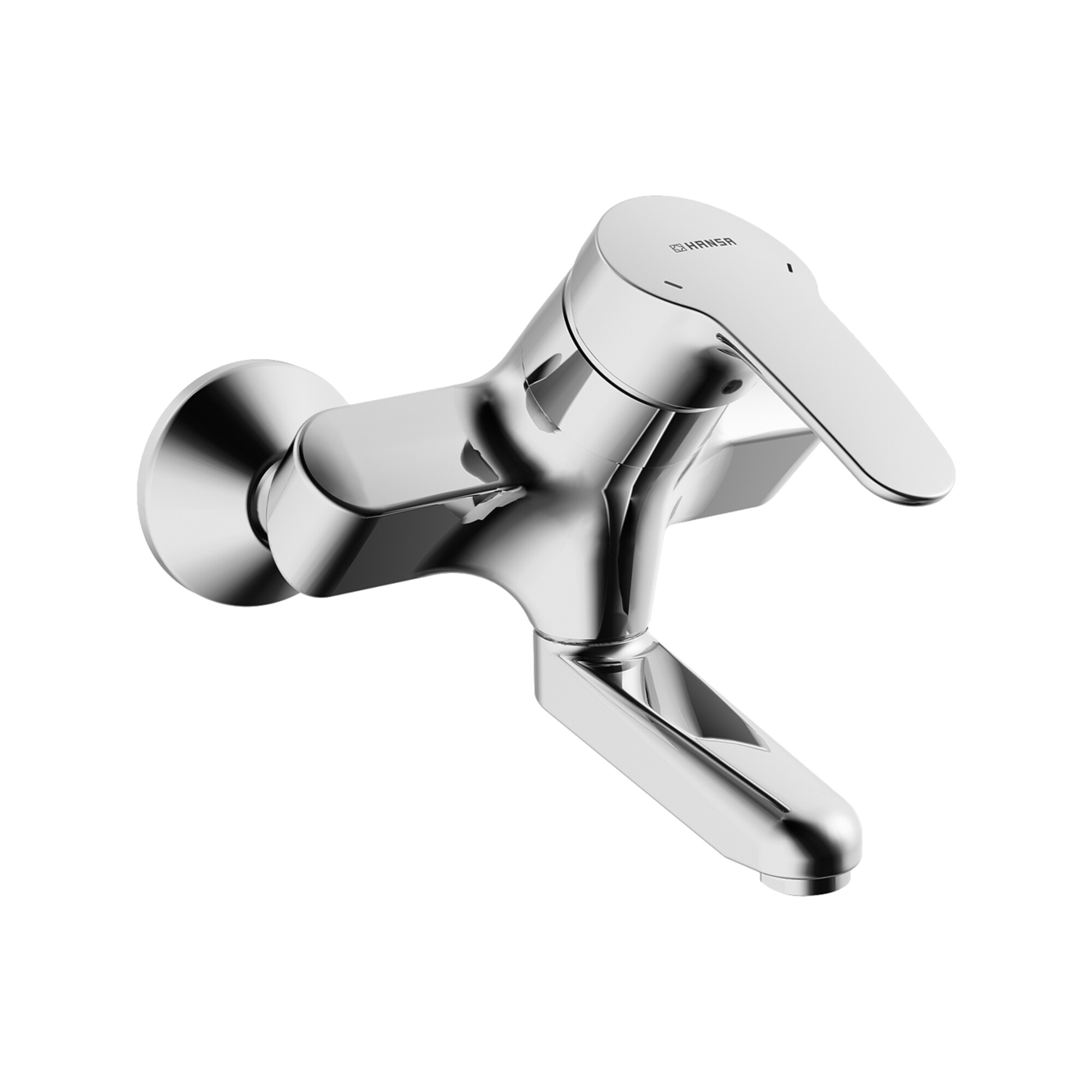 Hansa WT-Wand-EHM HANSAMIX S-Anschlüsse, Ausladung 160mm, chrom