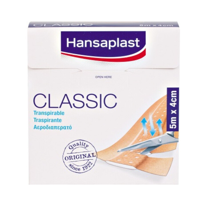 Hansaplast Pflaster CLASSIC 7577553 4cmx5m
