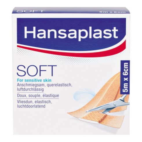 Hansaplast Pflaster SOFT 1009284 6cmx5m