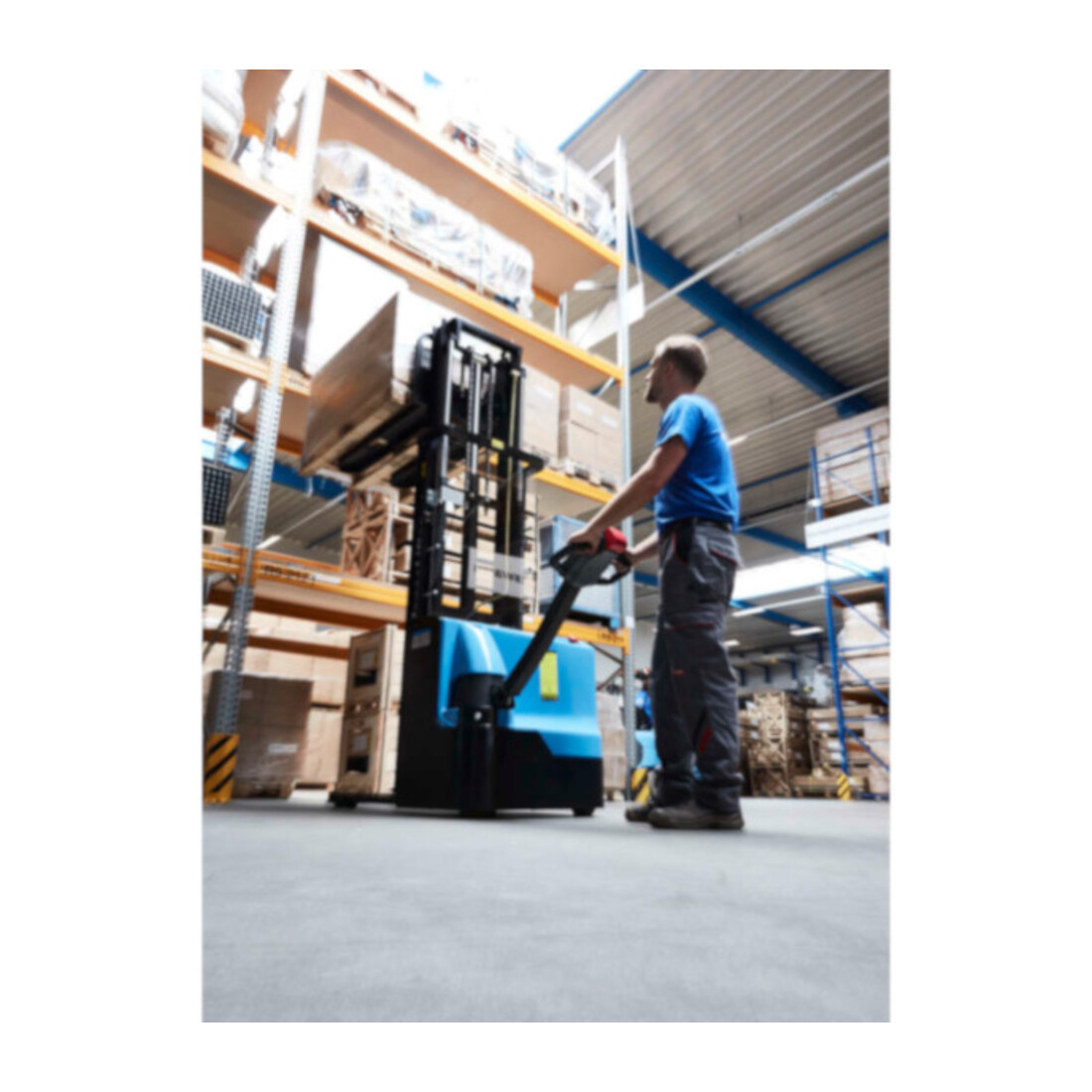 HanseLifter Deichselstapler E-DH1230-MG, Hub: 3.000 mm, Tragf.: 1.200 kg