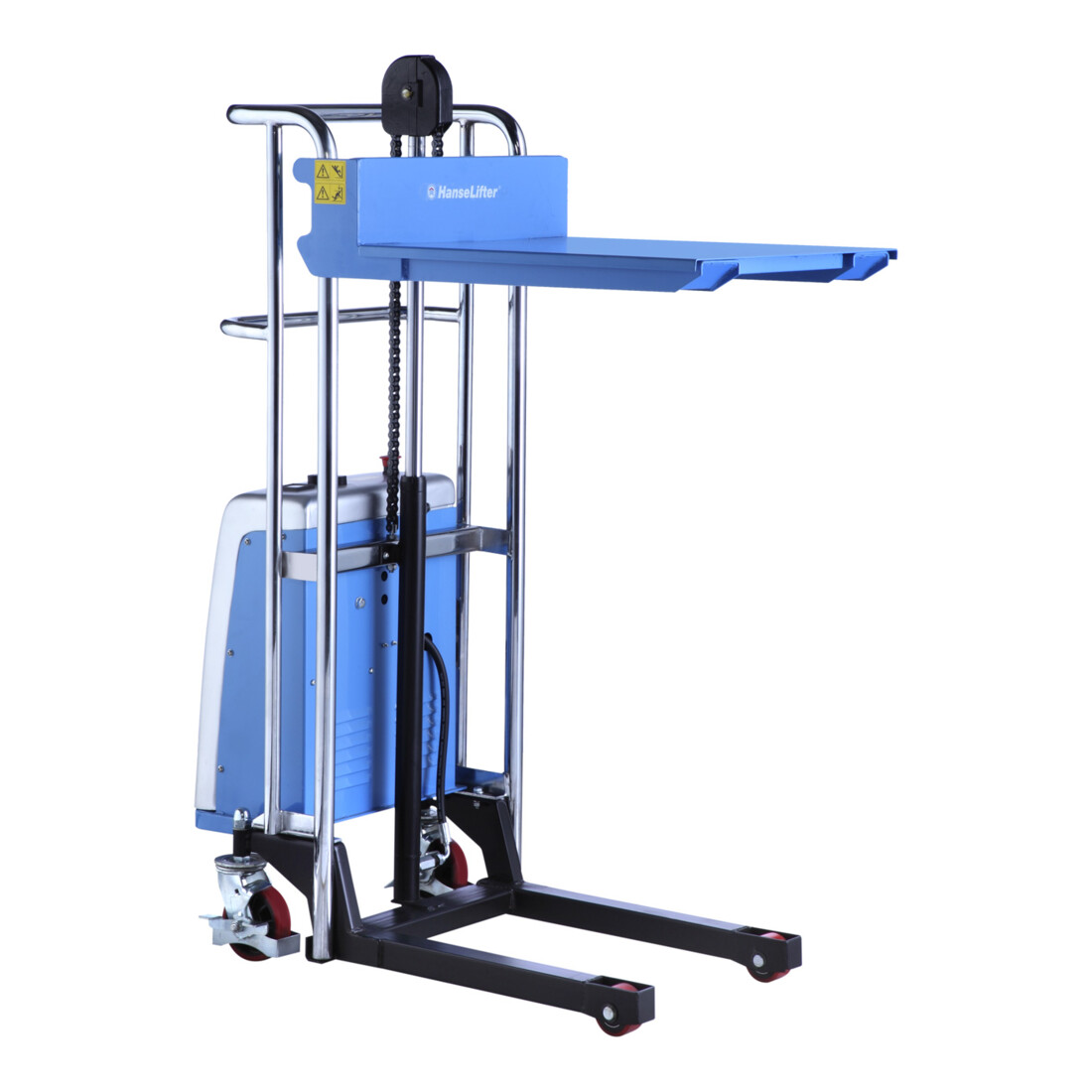 HanseLifter Gabel-/ Plattformhochhubwagen elektrisch, Tragf.: 400 kg, Hubhöhe: 1.200 mm, Typ: E-PS0412