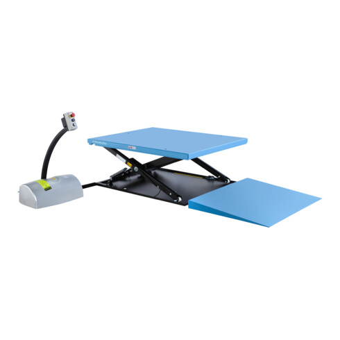 HanseLifter Hubtisch mit Auffahrrampe, Tragf.: 1.000 kg, 230 V, Typ: HTF-G-230