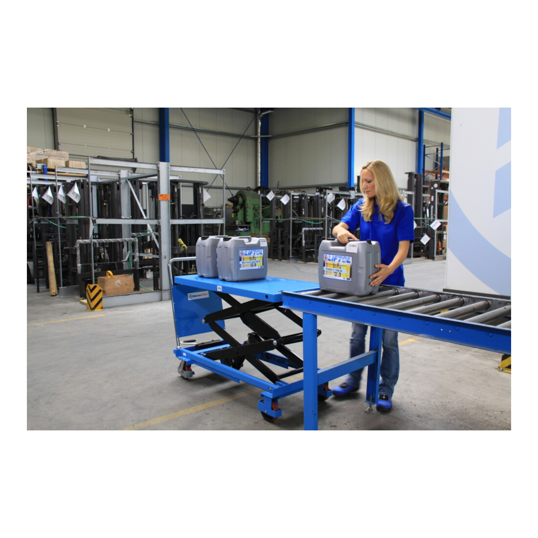HanseLifter Hubtischwagen, Tragf.: 350 kg, max. Hub: 1.300 mm, Typ: SPS350