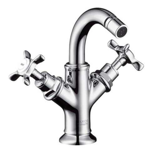 hansgrohe 2-G-Bidet-Armat Axor Montreux A 104mm, m Kreuz, ZugstAblGar, b ni.