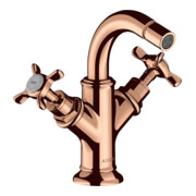 hansgrohe 2-G-Bidet-Armat Axor Montreux A 104mm, m Kreuz, ZugstAblGar, po r gol