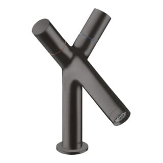hansgrohe 2-G-Waschtischarmatur 80 Axor Starck A 105mm, m HG, ZugstAblGar, b bla vc