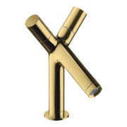 hansgrohe 2-G-Waschtischarmatur 80 Axor Starck A 105mm, m HG, ZugstAblGar, pol. gol opt