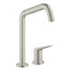 hansgrohe 2-Loch-Spültisch-Einhebelmischer 240 Axor Citterio M m Schwenkausl., EcoSm., Edelstahl-Optik-1