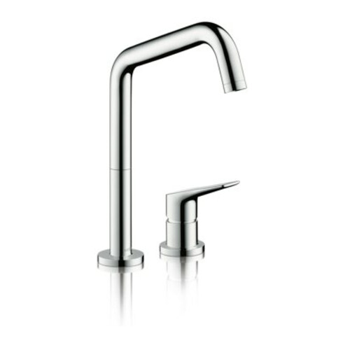 hansgrohe 2-Loch-Spültisch-Einhebelmischer 240 Axor Citterio M mit Schwenkauslauf, chrom