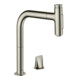 hansgrohe 2-Loch-Spültischmischer 200 Metris Sel. M71 mit Ausziehbrause, 2jet, Edelstahl-Optik-1