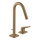 hansgrohe 2-Loch-Waschtischarmatur 160 Axor Citterio M A 135mm, m Zugst.Abl.Gar., brush. bron-1