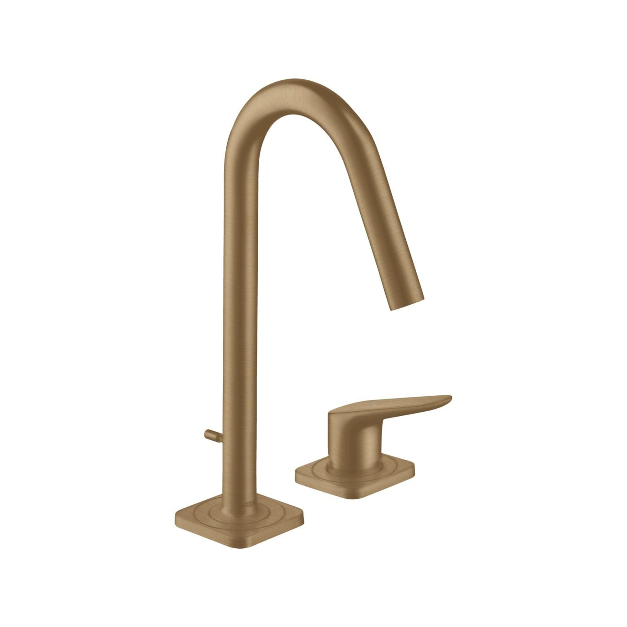 hansgrohe 2-Loch-Waschtischarmatur 160 Axor Citterio M A 135mm, m Zugst.Abl.Gar., brush. bron