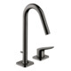 hansgrohe 2-Loch-Waschtischarmatur 160 Axor Citterio M A 135mm, m Zugst.Abl.Gar., pol. bla vc-1