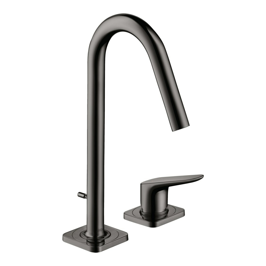 hansgrohe 2-Loch-Waschtischarmatur 160 Axor Citterio M A 135mm, m Zugst.Abl.Gar., pol. bla vc
