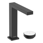 hansgrohe 2-Loch-Waschtischarmatur Tecturis E m Ablaufgarnitur, CoolStart, mattschwarz