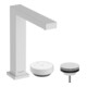 hansgrohe 2-Loch-Waschtischarmatur Tecturis E mit Ablaufgarnitur, CoolStart, mattweiß-3