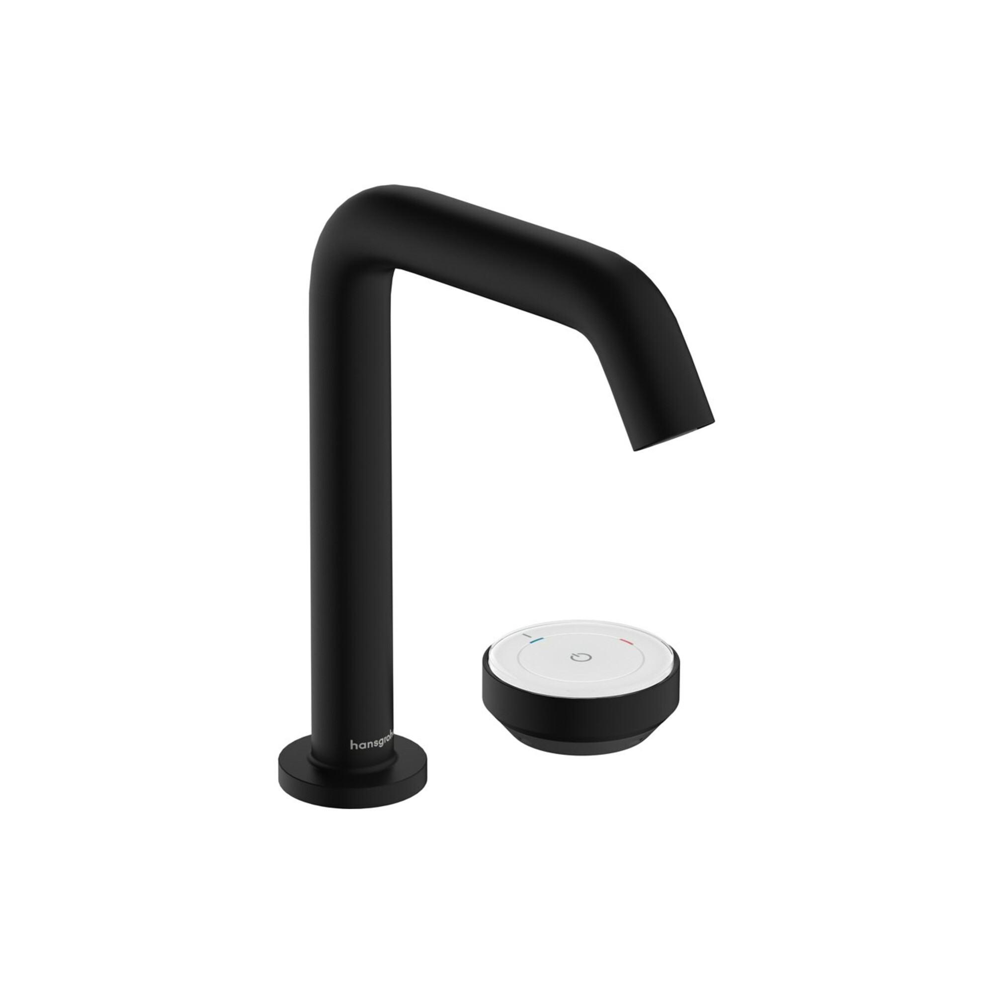 hansgrohe 2-Loch-Waschtischarmatur Tecturis S m Ablaufgarnitur, CoolStart, mattschwarz