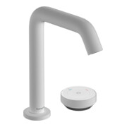 hansgrohe 2-Loch-Waschtischarmatur Tecturis S mit Ablaufgarnitur, CoolStart, mattweiß