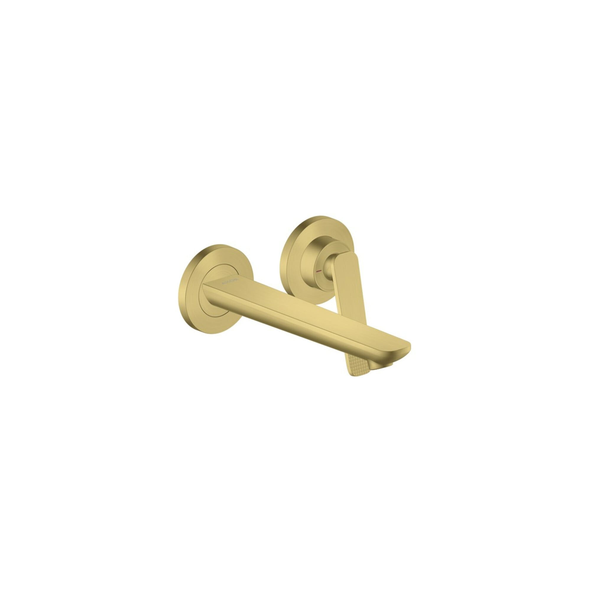 hansgrohe 2-Loch-Waschtischarmatur Wand UP Axor Citterio C mit Auslauf 195 mm Cubic cut BB