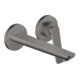hansgrohe 2-Loch-Waschtischarmatur Wand UP Axor Citterio C mit Auslauf 195 mm Cubic cut PBC-1