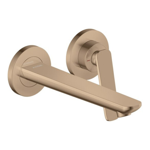 hansgrohe 2-Loch-Waschtischarmatur Wand UP Axor Citterio C mit Auslauf 195 mm PRG