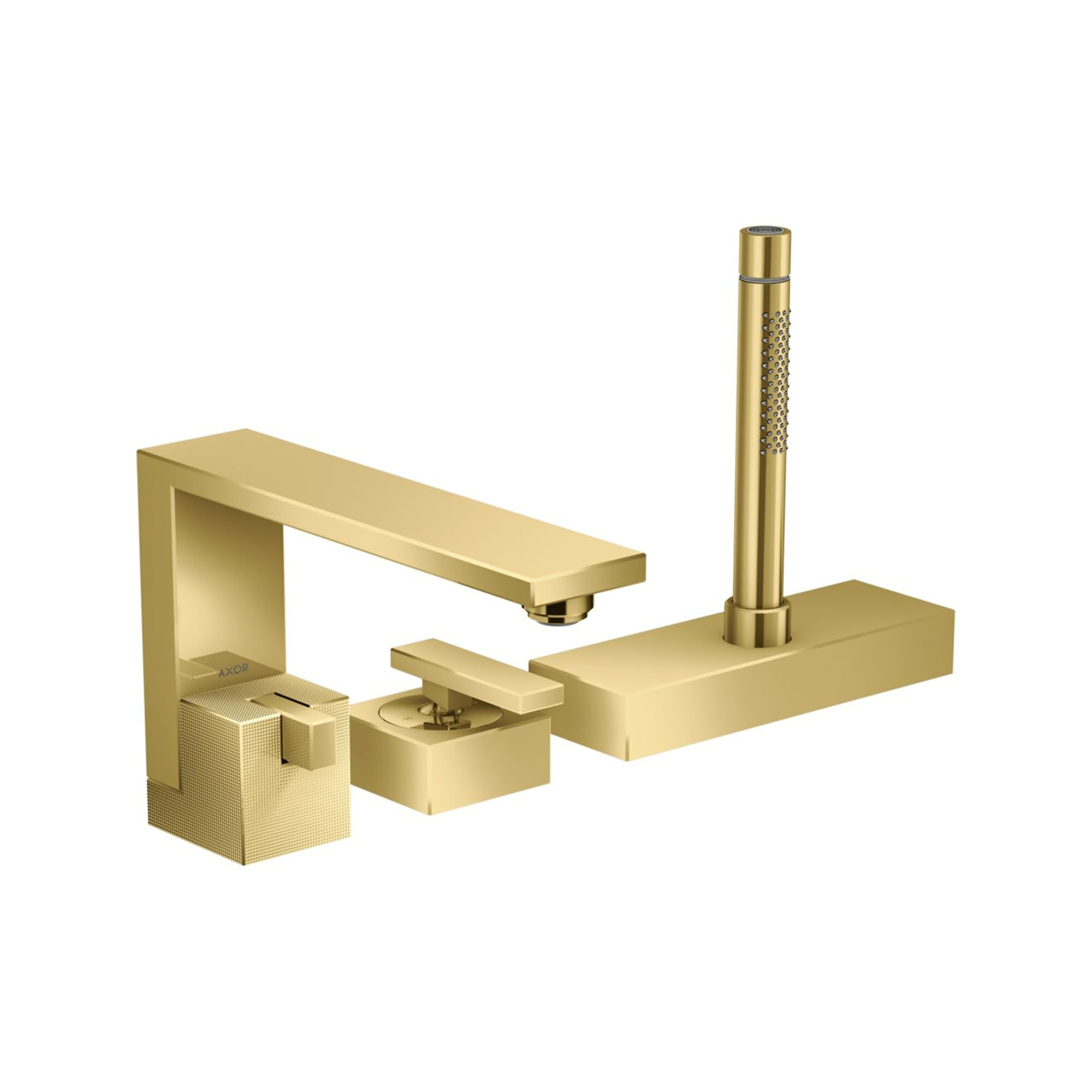 hansgrohe 3-Loch-Bidet-Einhebelmischer Axor Edge A 210mm, WR-Mont., Dia.Schl, po gol opt