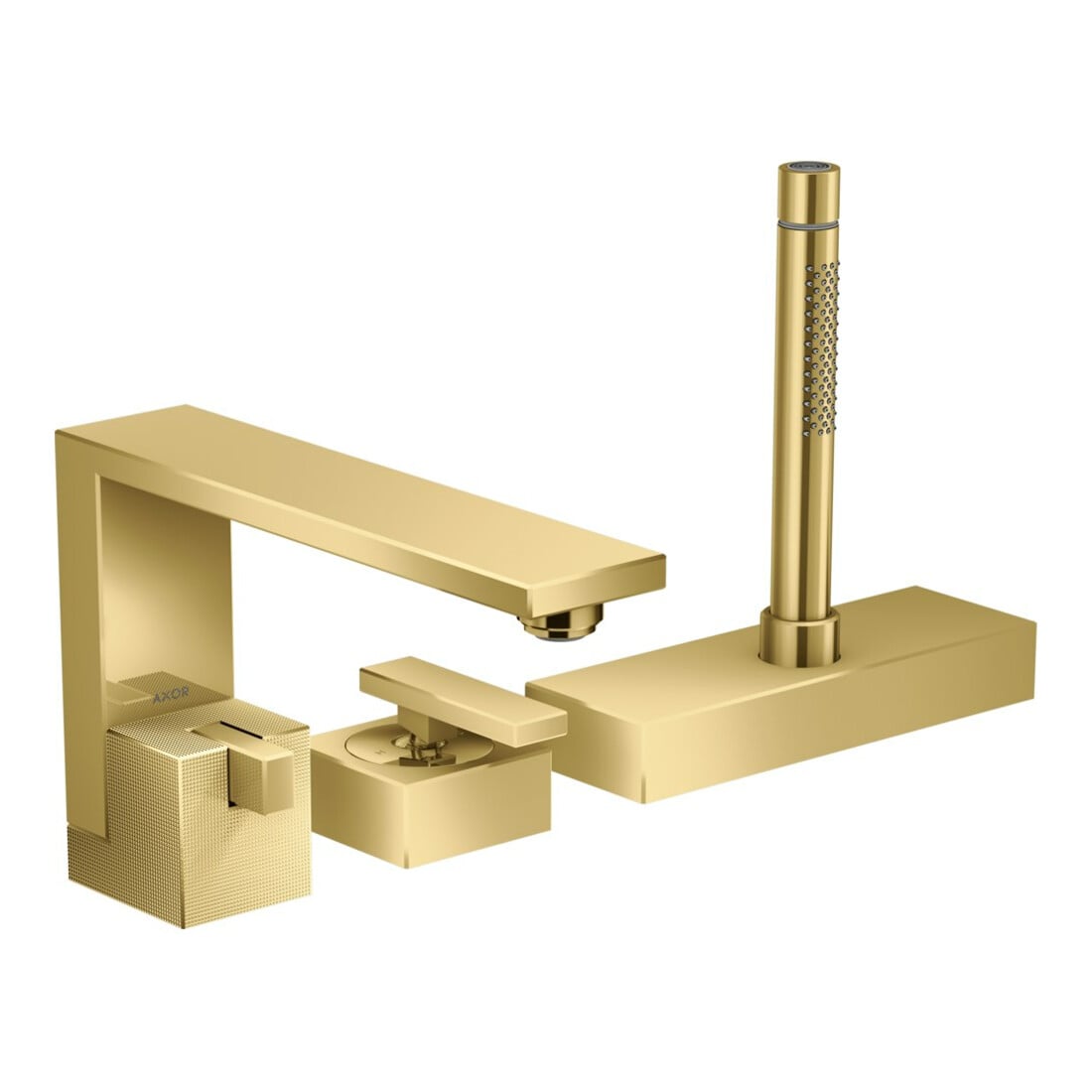 hansgrohe 3-Loch-Bidet-Einhebelmischer Axor Edge A 210mm, WR-Mont., Dia.Schl, po gol opt