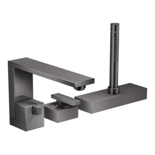 hansgrohe 3-Loch-Bidet-Einhebelmischer Axor Edge A 210mm, WR-Mont., Dia.Schl, pol. bla vc