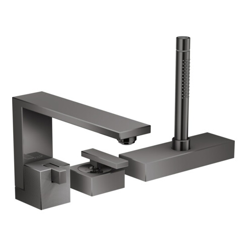 hansgrohe 3-Loch-Bidet-Einhebelmischer Axor Edge A 210mm, WR-Mont., Dia.Schl, pol. bla vc