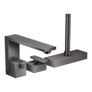 hansgrohe 3-Loch-Bidet-Einhebelmischer Axor Edge A 210mm, WR-Mont., Dia.Schl, pol. bla vc