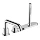 hansgrohe 3-Loch-Einhebel-Bidetarmatur Tecturis S Ausladung 194mm, chrom-1