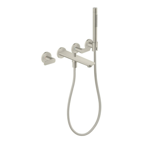 hansgrohe 3-Loch Fertigset Wannemisch.Wand UP Axor Citterio C mit HB Cubic cut BSO